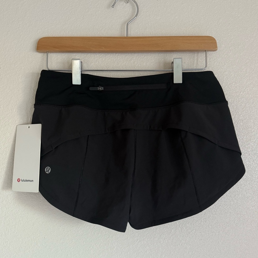 lululemon Black Speed Up LR Short 2.5” Lined